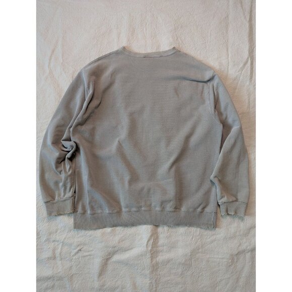 Champion Vintage 90s Faded Green Single V Crewneck Sweatshirt / Size L - Picture 6 of 15